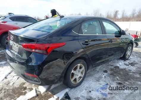 2022 Hyundai Accent Sel из США, поврежденный, VIN 3KPC24A62NE162812